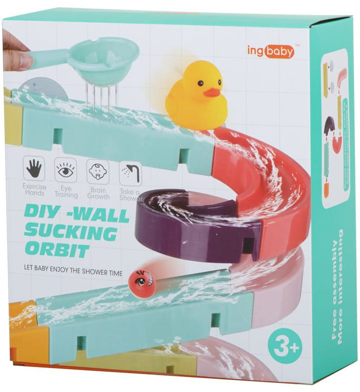 Υδάτινη τσουλήθρα για μπάνιο Raya Toys – Orbit, αρθρωτή, με αξεσουάρ